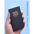 thumbnail image 2 of Gmogad Pocket Calendar 2024-2025 for Purse, Small Size Monthly & Weekly Academic Planner -12 Months, Hardcover Mini Pocket Planner, 3.1" x 4.2" Black, 2 of 5