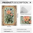 thumbnail image 2 of Flower Market WallFloral Canvas Pictures Colorful Botanical Wall Decor Wildflower Prints Painting Pink and Purple Flower Poster Artwork for Bedroom Living Room, 2 of 6