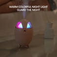 thumbnail image 4 of Cateissary Humidificador LED de 350 ml, difusor de aire de doble salida, pulverizador de niebla, atomizador Humidificadores Madera clara, 4 of 6