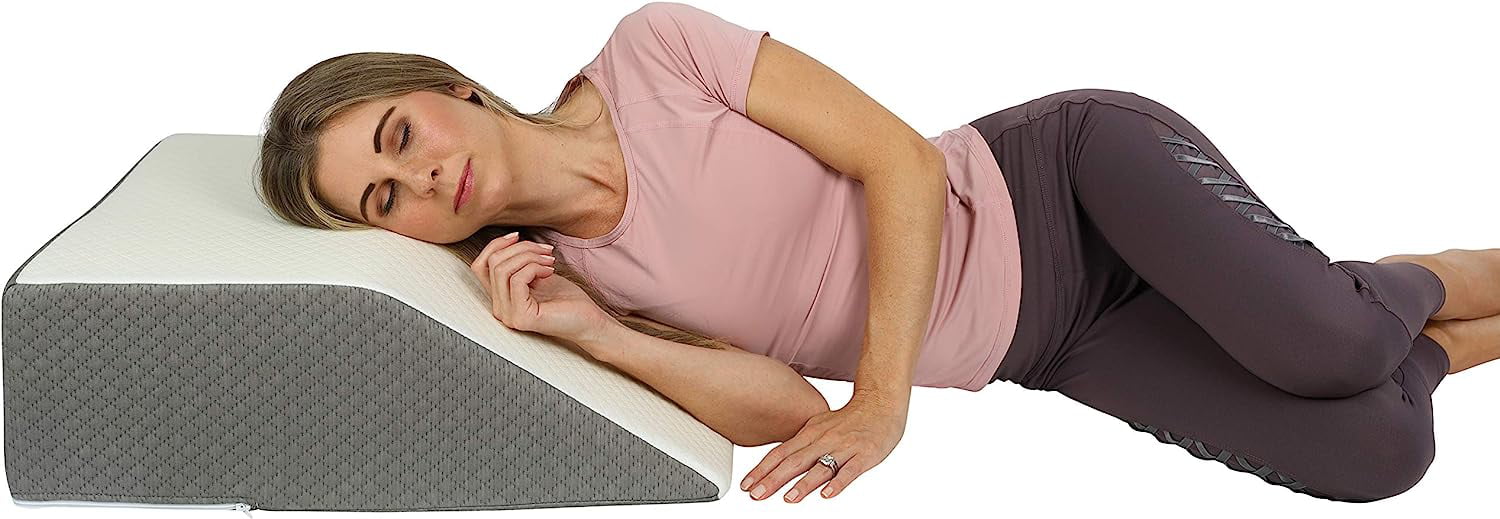 Kӧlbs Extra Wide Leg Elevation Pillow, Chic Jacquard Cover
