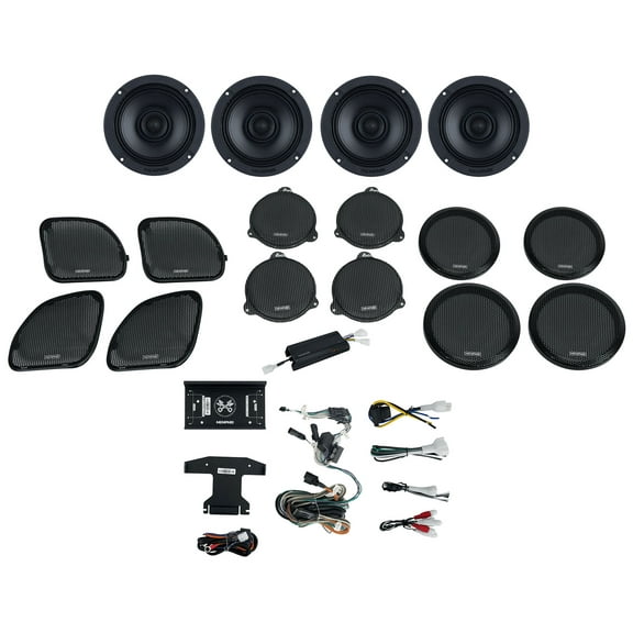 Memphis MXAHDPRO4 2014/2015 up Street/Road Glide Harley Davidson (4) Speaker Kit