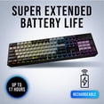 thumbnail image 3 of Teclado inalámbrico KLIM Chroma con retroiluminación RGB recargable, 3 of 9