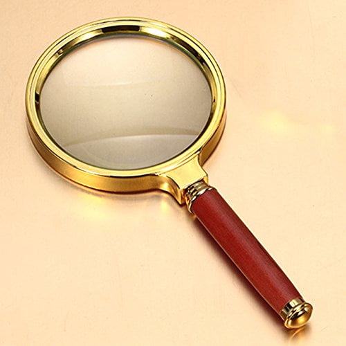 Magnifying Glass Optical Portable Folding Magnifier Large 360-degree Rotating Magnifying Lens Handheld Reading Magnifier for Book Newspaper Reading and Hobby Observation Perfect 
