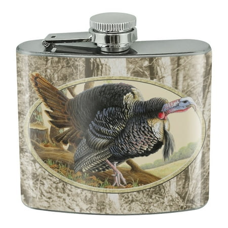 

Turkey Country Protect and Preserve Stainless Steel 5oz Hip Drink Kidney Flask