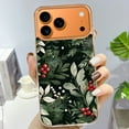 thumbnail image 3 of Case For Apple iPhone Air / 17 Pro / 17 Pro Max Series Case, Slim Thin Transparent Flexible Clear TPU Shockproof Phone Case For iPhone 17 Series, Christmas Plants, 3 of 6