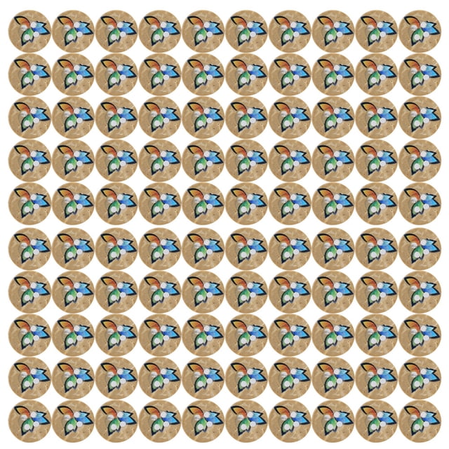 100PCS Colorful Round Coconut Buttons 12.5mm DIY Sewing Crafts Buttons Clothing Accessories 5