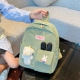 thumbnail image 4 of Kindergarten Backpack Adjustable Straps Large Capacity Korean Style School Bag Casual Daypack for School, 4 of 7