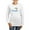 White, variant on - Sweet Cheeks (Clouds) Women's Long Sleeve T Shirt - Women's Long Sleeve Graphic Casual T-Shirt