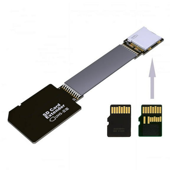 Xiwai Cable SD Male Extender to TF Micro Card Female Extension Cable Adapter Flexible SD/SDHC/SDXC UHS-III UHS-3