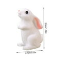 thumbnail image 2 of Rabbit Adornment Practical Creative Lovely Exquisite Vivid Creative Useful Bunny Statue Interesting Multi-functional Small Bunny Figurine Type 4, 2 of 7