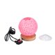 thumbnail image 2 of Luz De Mesa Led, Lámpara De Escritorio De Bola De Ratán, Lámpara Esférica De Ratán De Mimbre A Cuadros Moderna, Luz De Noche De Madera Para Cabecera Advancent HA024710-03, 2 of 6