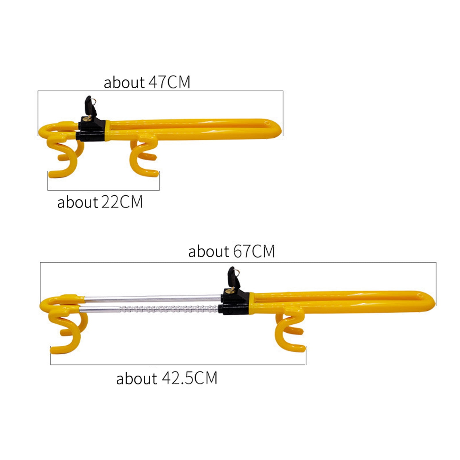 Steering wheel lock,Adjustable Suv Car Lock Cars -theft Wheel Lock Cars -theft Car Lock Adjustable Suv Lock Eryue Wheel Buzhi Huiop Dsfen