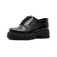 thumbnail image 4 of Zapato Derby Para Mujer Chunky Plataforma Charol Negro negro 22, 4 of 6