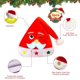 thumbnail image 3 of Chapeau De Pre Nol,3 Pices Bonnet De Noel, Chapeaux De Nol, Bonnet De Noel Pour Fte De Vacances Rouge En Peluche Ornements De Nol (c), 3 of 5