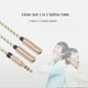 thumbnail image 5 of Cable de audio divisor de auriculares de 3,5 mm macho a 2 hembra Cable adaptador (dorado) Tmvgtek 2qz3ku7lm8gh9fy4D02, 5 of 7