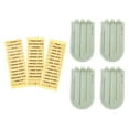 thumbnail image 1 of veasfak 4 Pieces Sewing Needle Storage Box Three Grid Durable Needle Storage Case Crafts Green, 1 of 9