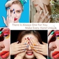 thumbnail image 3 of 24pcs Uñas Postizas Cortas Con Diseño Manicura Prensa Mate Largas, 3 of 4