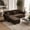 Brown + Velvet + 3 Seat, variant on Chesterfield Sofa, Mid-Century Modern 3-Seat Velvet Couch with Nailhead Trim, Button Tufted Sofa with Rolled Armrests & 3 Pillows, Comfy Lounge Sofa for Living Room, Burgundy