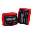 thumbnail image 2 of Sonducket Correas de boxeo de 2,5 metros de largo para adultos, 1 par de vendas elásticas para manos, entrenamiento de boxeo, correas de Boxeo rojo, 2 of 6