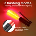 thumbnail image 3 of Traffic Wand, LED Signal Wand Traffic Flashlight, Battery Powered, Durable, Waterproof, Wide Application, Suitable for Traffic Direction, Concerts, Parking Guides Etc(Red), 3 of 8