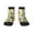 2 Black-1, variant on Monkeys and Pinealpples Pattern Quarter Crew Socks,Toe Seamed Ankle Socks,Cotton Cushioned Breathable Athletic Crew Sports Socks
