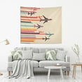 thumbnail image 2 of Yayeee Tapestry Wall Hanging for Bedroom 60" x 40" Living Room Home Wall Art Decor, Flying Planes, 2 of 7