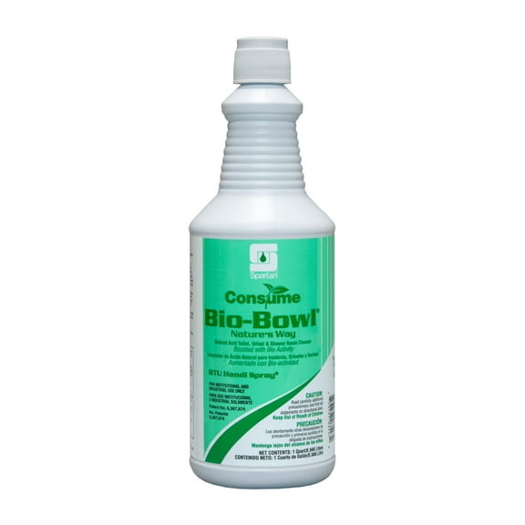 Spartan Consume Bio-Bowl Cleaner - Qt. , 12/cs