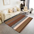thumbnail image 1 of Erosebridal Leopard Zebra Print Area Rugs For Living Room 3x5,Animal Print Patchwork Bedroom Decor,Abstract Room Decorative(Non Slip), 1 of 5