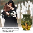 thumbnail image 4 of Tiger Mini Urn For Ash Adult Male, Green Keepsake Memorial Urn For Ashes For Women, 3 Inch Small Pink Flowers Urns For Human Ashes Adult Man, Funeral And Burial, 4 of 7