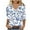 Multicolor#12, variant on JTZGDY Floral Shirts for Women Dressy Casual Summer 3/4 Length Sleeve V Neck Graphic T-Shirts Trendy Oversized Comfy Tunic Blouse Fashion 2025 Clothes Multicolor#25 XXL