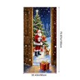 thumbnail image 3 of Housse de Porte de Noël, Décoration en Tissu Polyester avec Design Père Noël, Rideau de Porte Festif pour Usage Intérieur et Extérieur, 90 x 180 cm, Multicolore, 3 of 6