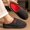 Black, variant on House Slippers for Women Comfort Memory Foam Non Slip Warm Winter Casual Wedge Slipper