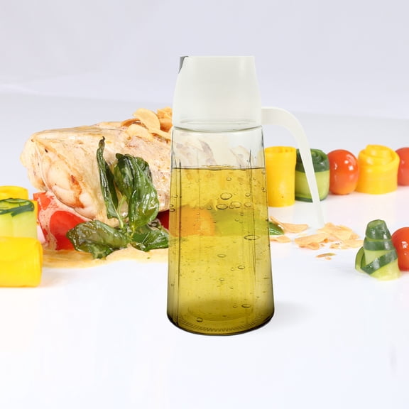 Salad Dressing Dispenser Glass Oiler Soy Sauce and Vinegar Containers Cooking Bottle Leakproof