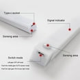4 Pack Under Cabinet Lights Wireless Motion Sensor Light,21 LED USB Rechargeable Closet Under Counter Lighting for Bedroom Wardrobe Kitchen Stairs ,11.8 inch (2 White and 2 Warm)
