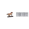 thumbnail image 1 of Figura de caballo,Figura coleccionable de caballo en miniatura,Adorno de caballo de resina,estatua de animal,decoración para el hogar,Reloj de pared digital,Reloj de pared digital, 1 of 8