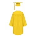 thumbnail image 2 of LiiYii Robe de Collation des Grades pour Enfants avec Pompon Uniforme Scolaire Jaune 36, 2 of 7
