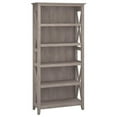 thumbnail image 2 of Bush Furniture (Set of 2) 5 Shelf Bookcase in Washed Gray, 2 of 8