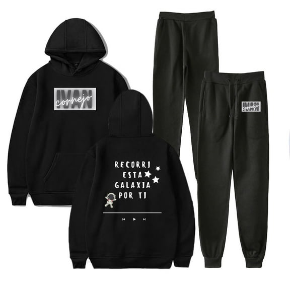 Ivan Cornejo Hoodies Set Merch For Men/Women Sweatshirt Pants Two Piece Set Cosplay Hooded Pullover Streetwear