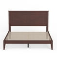 thumbnail image 3 of Farmhouse Solid Wood Platform Bed in Queen - Classic Cherry, 3 of 10