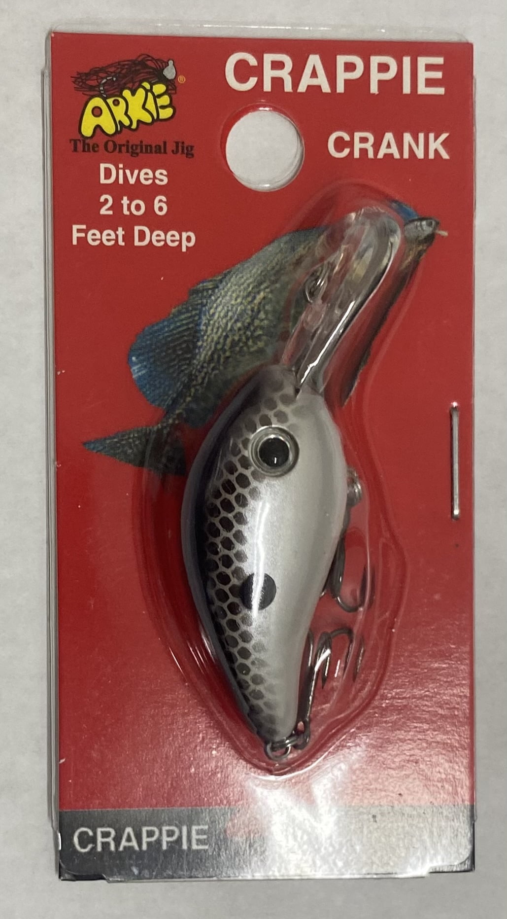 (2 pack) Arkie Lures 220 Series Crankbait Fishing Lure, Blue Shad
