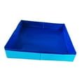 thumbnail image 1 of Bandeja de Arena Infantil Alfombrilla Portátil de Arena para Niños Bandeja Plegable con Base Impermeable Material Resistente Adecuada para Juego Sens Azul 50cmx50cm, 1 of 8