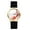 D, variant on Round Analog Watch for Women: Silicone Strap and Rustic Floral Painted Dial Quartz Wristwatch for Leisure Business Gifts
