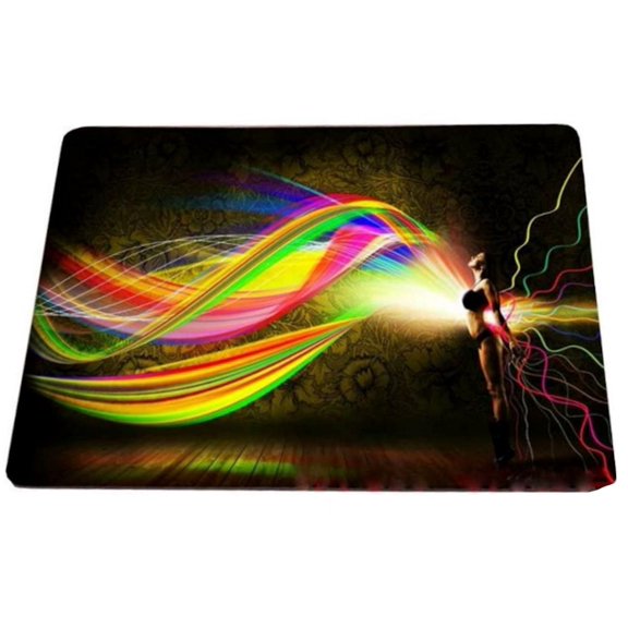 Rainbow Woman Colorful Energy Artistic mousepad MP-257