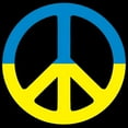 thumbnail image 3 of CafePress - Peace Sign Ukraine Flag Men's Classic T Shirt - Men's Fitted T-Shirt, 3 of 4