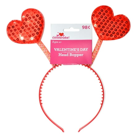 Way To Celebrate Valentine's Day Head Bopper, Red