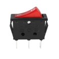 thumbnail image 3 of 5Uds E75 Rojo Luz ON/OFF SPST Barco Basculante Interruptor 22A/250V 20A/125V C.A., 3 of 8