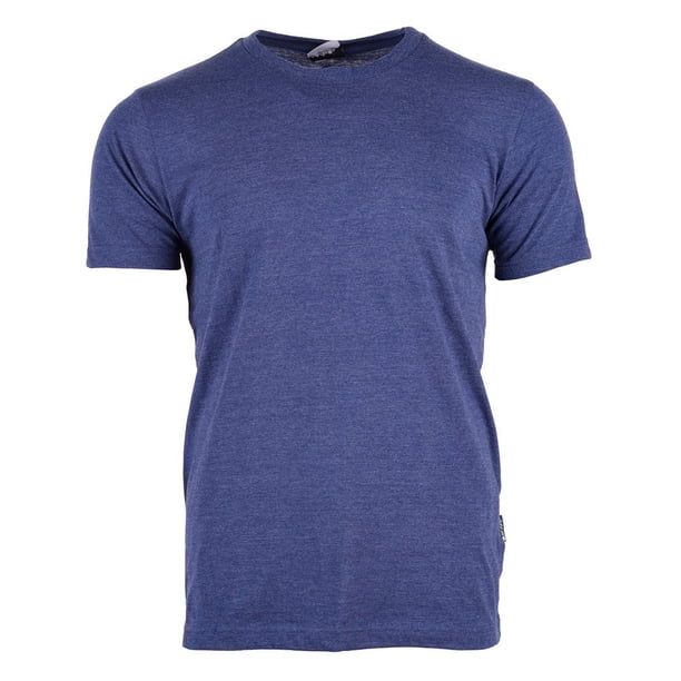 Hi-Tec - Camiseta Puro de Manga Corta para Hombre (Marino Mezcla)