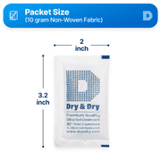 60 packets of 10 gram dry&dry silica gel desiccant- reusable moisture absorber for lens