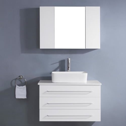 Single Bathroom Vanity Set, Ultra Modern Bathroom Vanity