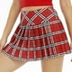 thumbnail image 1 of Falda plisada de bádminton con bolsillos a cuadros para mujer, adecuada para deportes y yoga, 1 of 5